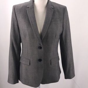 Banana Republic Gray Light Weight Wool Bla…